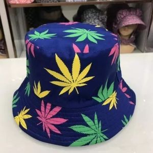 Cannabis Print Bucket Hat Unisex